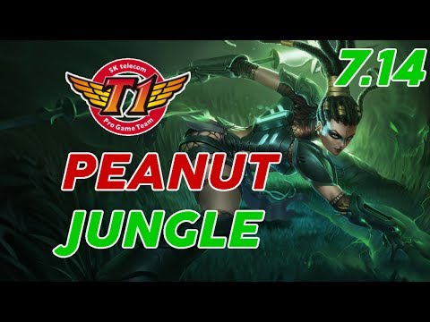 SKT T1 Peanut Nidalee Jungle Patch 7.14