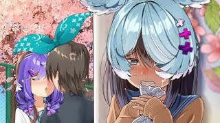 Selen Tatsuki asserts her dominace by NTRing Elira before her debut [Nijisanji En]