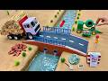 DIY Mini Tractor Making Real Underground Home Pipe Bridge Bridge Construction Science Project