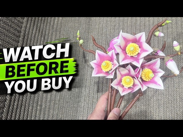 Vídeo relacionado con LEGO Botanicals Crisantemo Adorno de Flores Artificiales - Decoración Floral para el Hogar y Oficina - Maqueta para Construir para Adultos de Planta Artificial - Regalo para Mujeres y Hombres 10368
