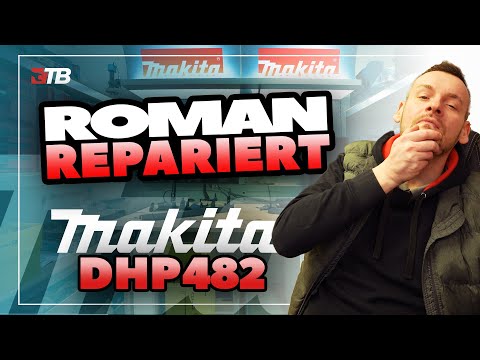 😱 MAKITA DHP 482 cordless screwdriver with a DEFECTIVE MOTOR! Roman replaces the armature, magnet...