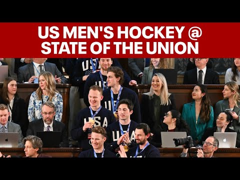 U.S. Men's Hockey team honored at State of the Union