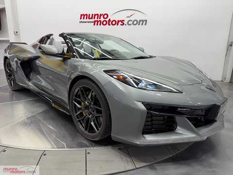 2024 Chevrolet Corvette Z06 Convertible 3LZ in Gray for sale at Munro Motors in Brantford, ON