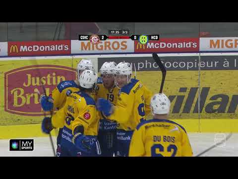 Genève-Servette HC - HC Davos 4-1 (1-0; 1-0; 2-1)