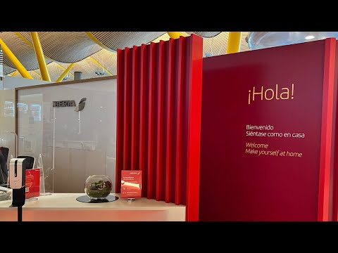 Iberia Dalí VIP Lounge Madrid Terminal 4 Passeio por aí