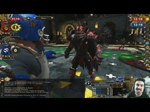 Angry Joe vs Sidestrafe - Blood Bowl Week 3