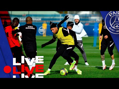 ⚽️ 15 minutes d'entraînement en live avant OGC Nice - Paris Saint-Germain 🔴🔵