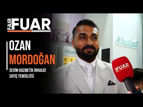 Fuar Dergisi TV-BeautyEurasia-Sevim Kozmetik İhracat Satış Temsilcisi Ozan Mordoğan