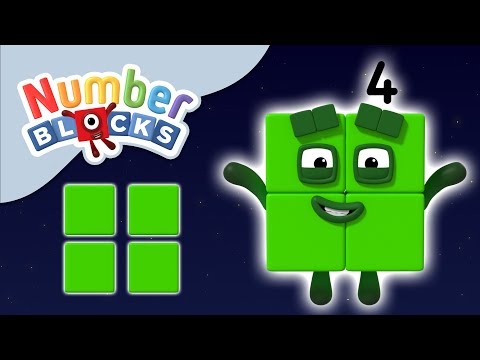 @Numberblocks- The Number Four | Learn to Count