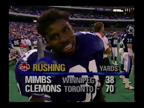 1991: Highlights from a Toronto Argonauts victory at home against Winnipeg  (CBC)