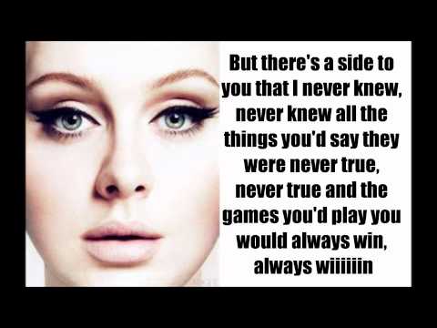 Set Fire to the Rain - Adele (lyrics)