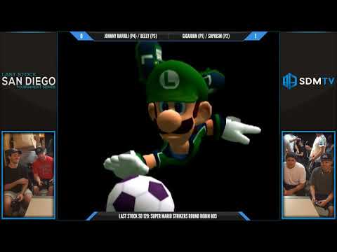 LSSD 129 - Johnny Ravioli & Beely vs. Gigajohn & Suprism - Super Mario Strikers RR