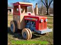 Cardboard Tractor Tractor Cardboard Model Shorts Shortvideo Trending Toys Satisfying Diy
