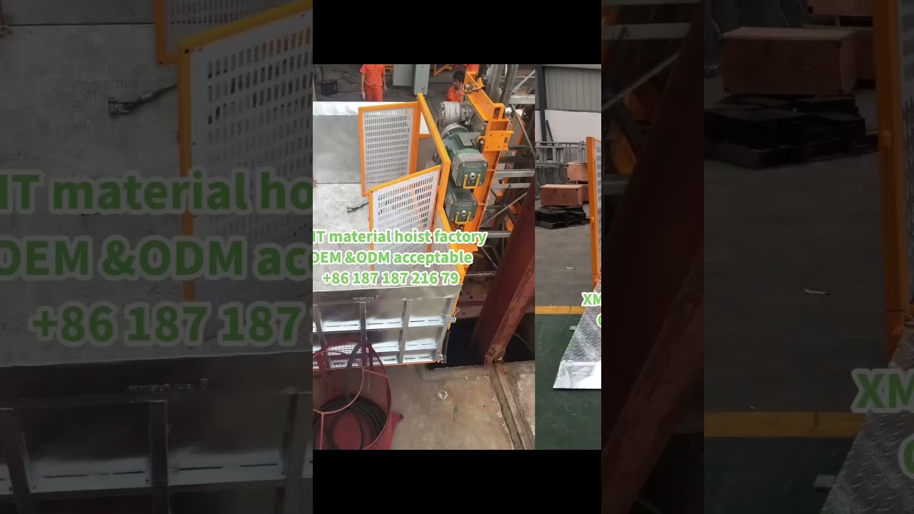 XMT wireless remote control construction material hoist factory,OEM&ODM acceptable.