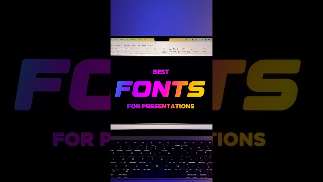 The best fonts for your Presentations 🤫 #powerpoint #fonts #typography #graphicdesign