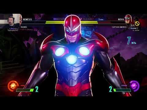 Marvel vs. Capcom Launch MP pt88 - vs. Nova/Captain America