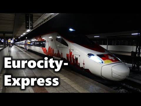 Eurocity-Express in Karlsruhe Hbf - ETR 610 022 "Johann Wolfgang von Goethe"