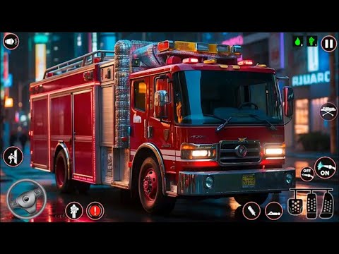 Real Fire Truck Driving Simulator 2024 - New Fire Fighting Fireman's Daily Job - Android GamePlay #1
