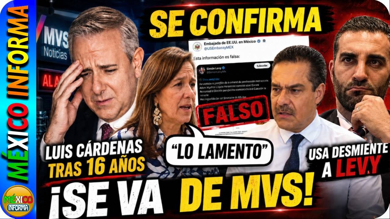 SE CONFIRMA SU SALIDA. DERECHA LO APAPACHA. DESMIENTEN AL MITÓMANO DE SIMÓN LEVY.