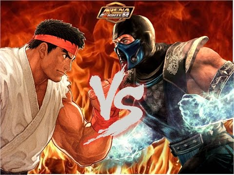 A ARENA   FINAL BATTLE   RYU VS SUB ZERO
