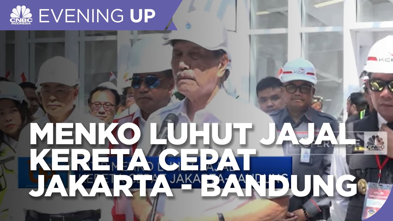 Intip Menko Luhut Jajal kereta Cepat Jakarta-Bandung
