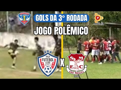 RAÇA VS SÃO MIGUEL  ⚽️ GOLS DO JOGO  - CAMPEONATO MUNICIPAL BOM JARDIM 2025