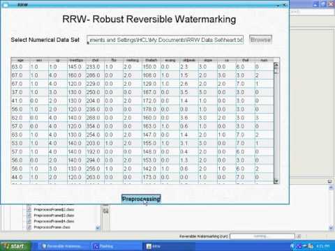 RRW - A Robust and Reversible Watermarking Technique for Relational Data