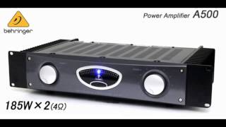 Video thumbnail for Review Behringer A500 English Manual by As Rol