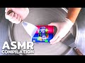 ASMR Fanta Ice Cream Rolls Compilation Oddly Satisfying Fast Rough Tapping Scratching Tingles