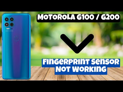 Fingerprint Sensor Not Working || Fingerprint sensor solutions MOTOROLA G100 / G200