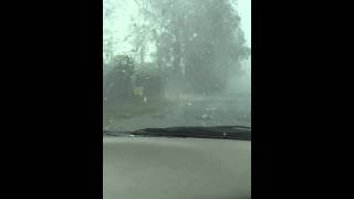 preview picture of video 'Driving through Hail @ Hornsby, Sydney'