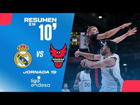 🏀 Resumen en 10': Real Madrid vs Coviran Granada - Liga Endesa Jornada 19