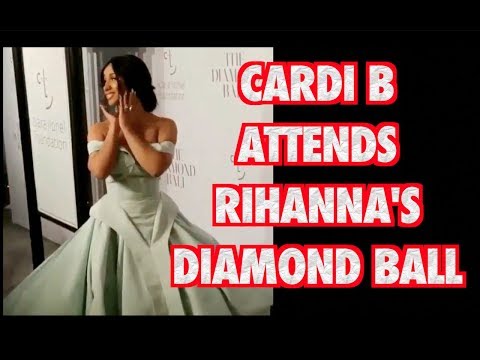 CARDI B AT RIHANNA'S DIAMOND BALL