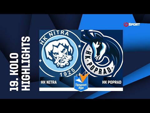 19. kolo: HK Nitra - HK Poprad 0:1 (0:1, 0:0, 0:0)
