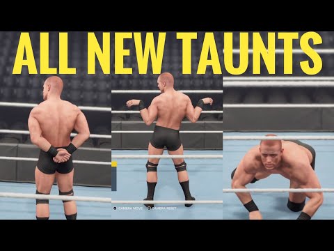 WWE 2K23 | All New Taunts | All New Emotes