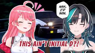 Miko & Chihaya’s Mountain Race Goes From Initial D to River Drifting 【Hololive】