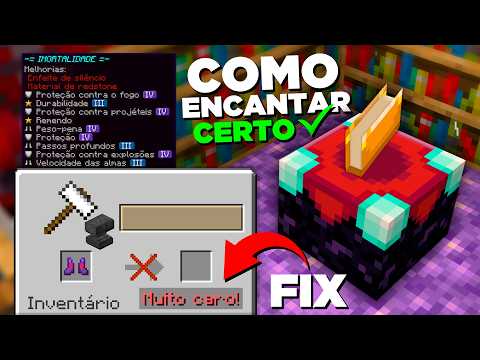 ✔️ COMO ENCANTAR DO JEITO CERTO no MINECRAFT! (GUIA COMPLETO de BIGORNA)