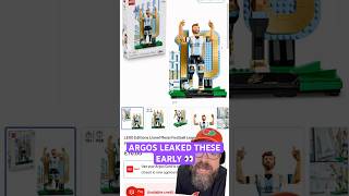 Argos leaked LEGO Messi & Ronaldo sets early 👀 Available to pre-order now!
