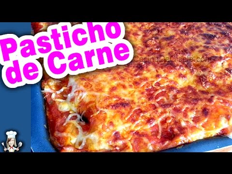Pasticho (lasaña) de carne