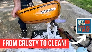 How to Clean a Vintage Motorcycle Gas Tank the Easy Way