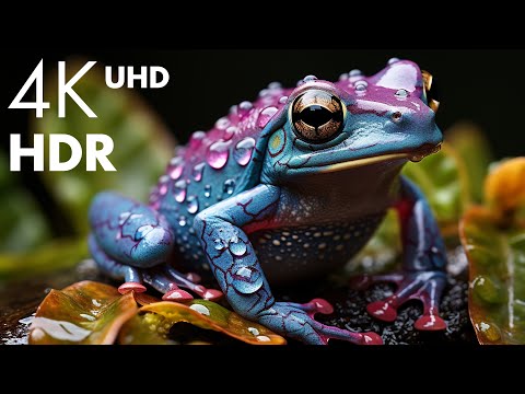 ANIMALS BEAUTY UNSEEN - 4K (60FPS)  Dolby Vision Sound - Relaxing Wildscape With Nature Sounds
