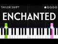 Taylor Swift - Enchanted | EASY Piano Tutorial
