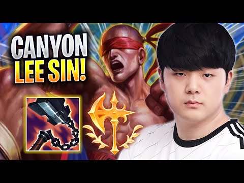 CANYON PERFECT GAME WITH LEE SIN! - DK Canyon Plays Lee Sin JUNGLE vs Wukong! | Season 2023
