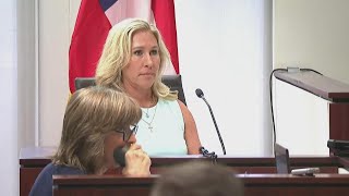 Marjorie Taylor Greene takes stand in hearing challenging her reelection eligibility