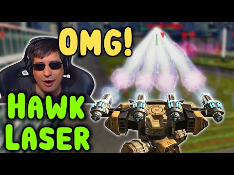 OMG! 4X HAWK LASER BEHEMOTH Skirmish Gameplay - War Robots WR