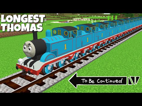 I Found LONGEST THOMAS TRAIN ENGINE in MINECRAFT - Gameplay Coffin Meme