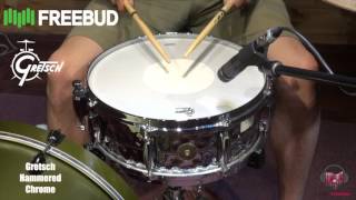 Video thumbnail for Gretsch Hammered Chrome G4160HB 14x5 by Zune Drummer