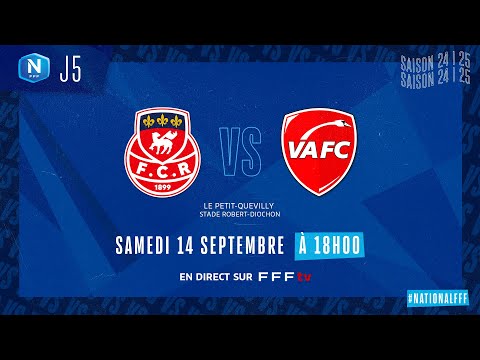 J5 I FC Rouen 1899 vs Valenciennes FC en replay (1-1) I National FFF 2024-2025