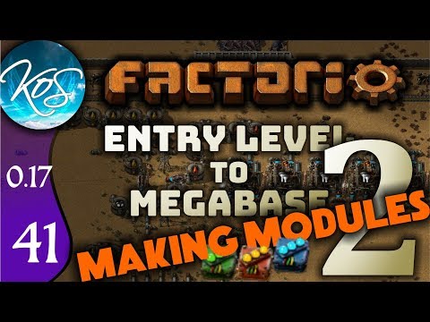 Factorio 0.17 Ep 41: MAKING MODULES - Entry Level to Megabase 2 - Tutorial Let's Play, Gameplay