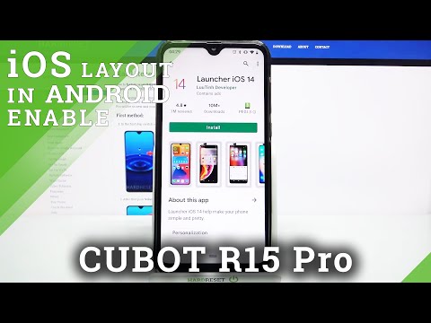 Apple Layout on Android - CUBOT R15 Pro & iOS Launcher